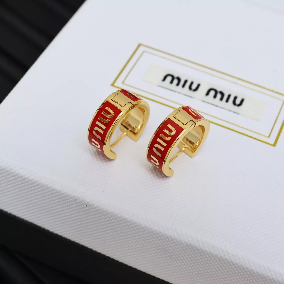 miu miu boucles doreilles pour femme s_12b0300